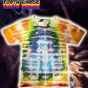 [Hand Dyed] Tie Dye Youth Shirt